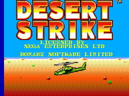 Desert Strike (Europe) (En,Fr,De,Es) Title Screen